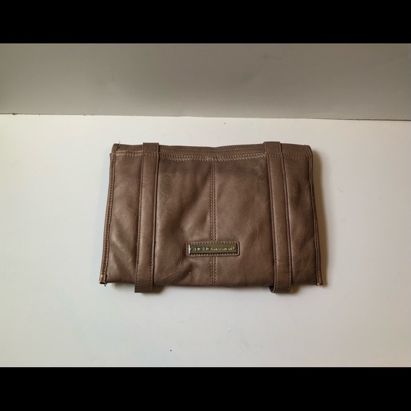 BCBGeneration Metallic Pink Envelope Clutch - Picture 2 of 8